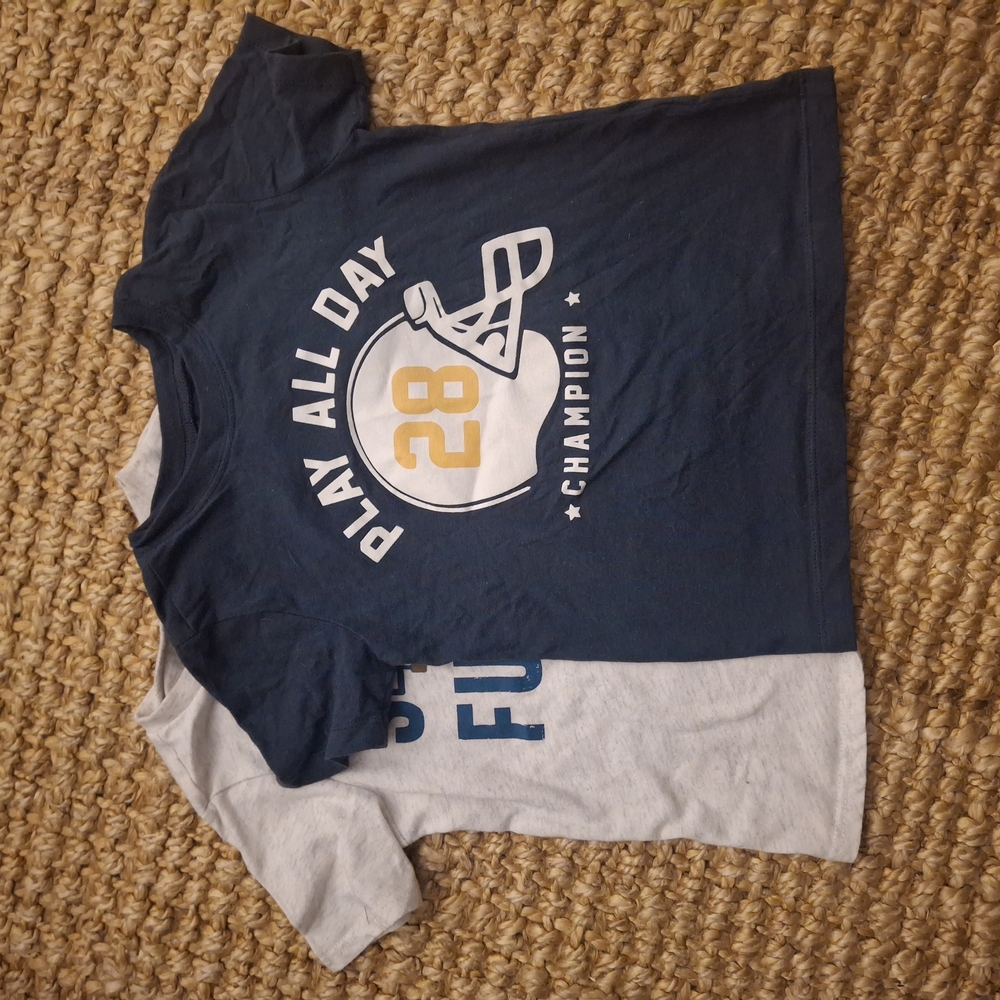 Champion Kids Navy and Gray T-Shirts